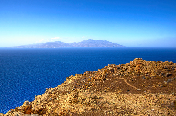 Northern part of the island with Tinos in the background